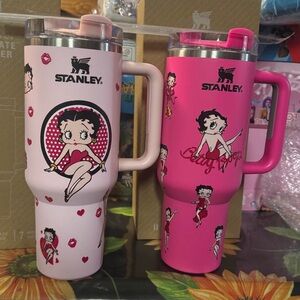 Stanley Betty Boop Pink and Red Tumblers